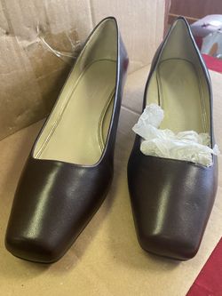 Talbots Women Low Heel Dress Shoes Size 8W Brown & Black