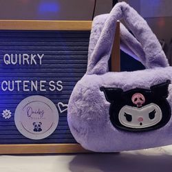 Kids Plush Plushie Purse And Accessories 