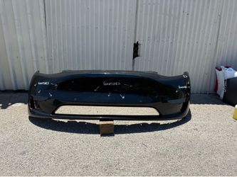 TESLA MODEL Y 2020 2021 2022 2023 2024 Front bumper cover used original OEM *Small scratches*