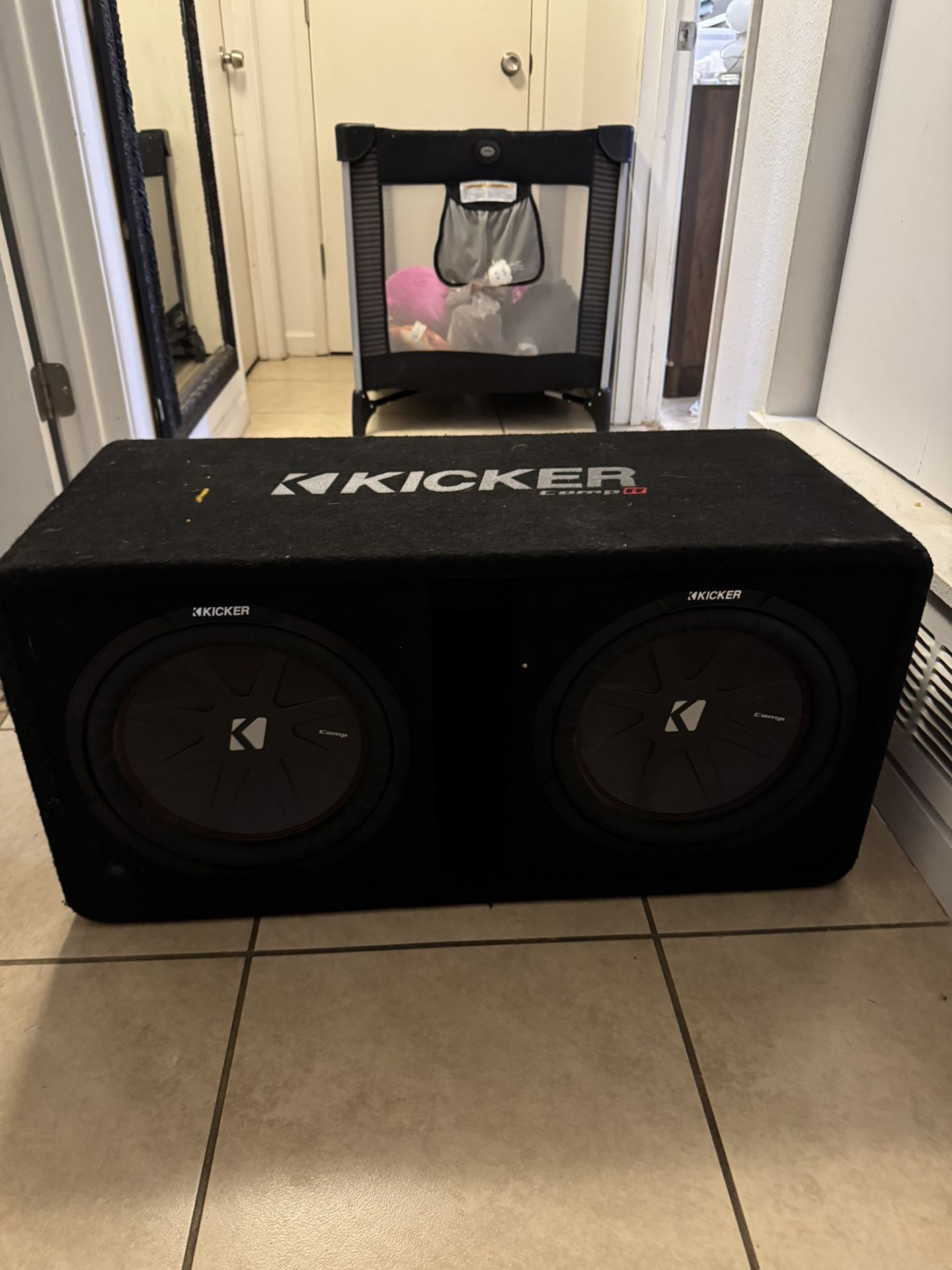 Two 12” Woofers With Kicker Box