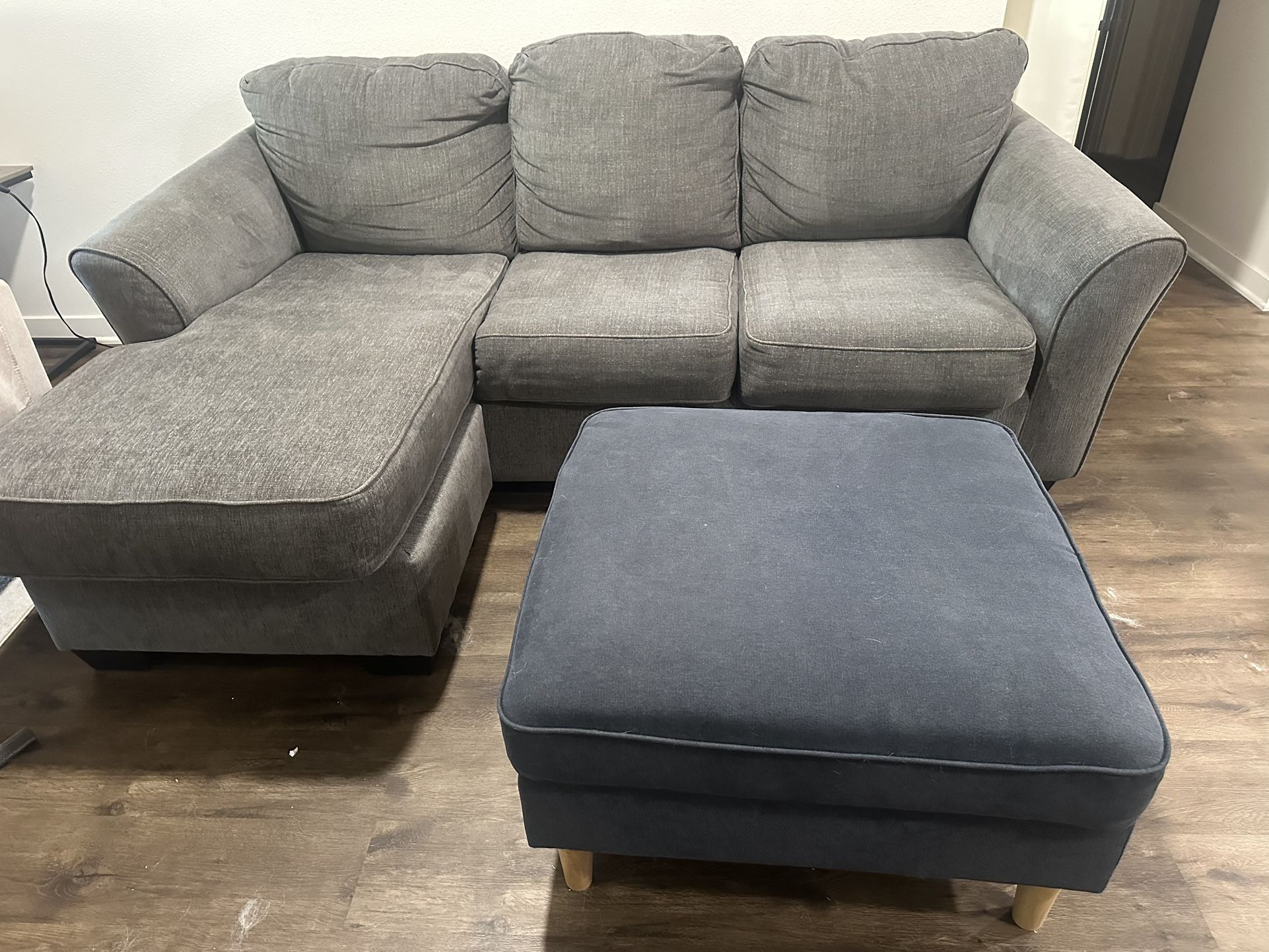 Couch with Ottoman