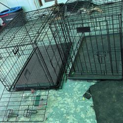 2 Medium Dog Crates 