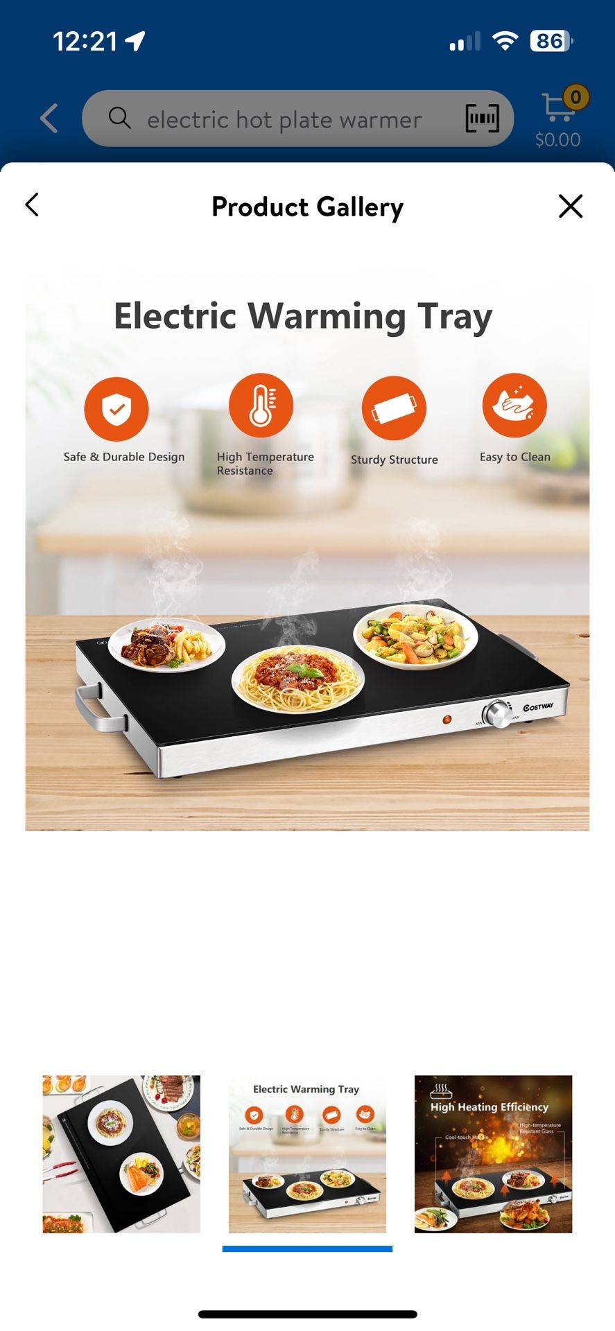 Electric Hot Warming Plate