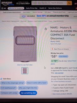 MARS 83396 compact 30A Fuse Disconnect (2 units)