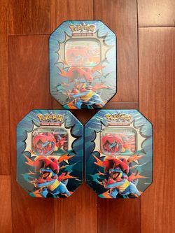 Pokemon Mega Feraligatr ex Ascended Heroes Tin