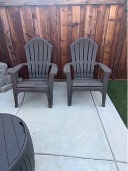 Patio chairs