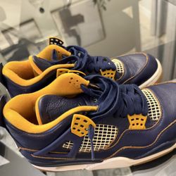 Jordan 4 Grey Blue Yellow Sale