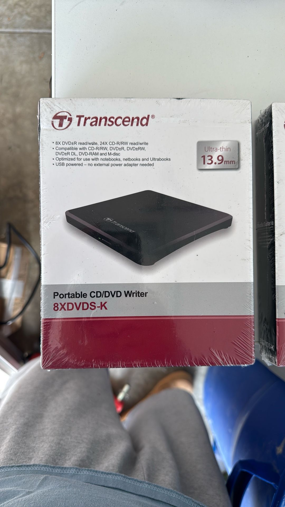 Transcend Portable CD/DVD Writer
