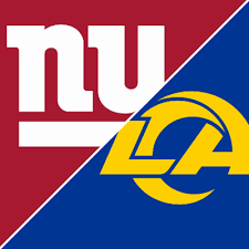 RAMS VS GIANTS