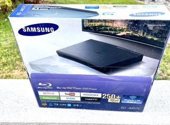 Samsung BD-JM57C Blu-ray DVD Player with Wi-Fi Streaming FACTORY SEALED New