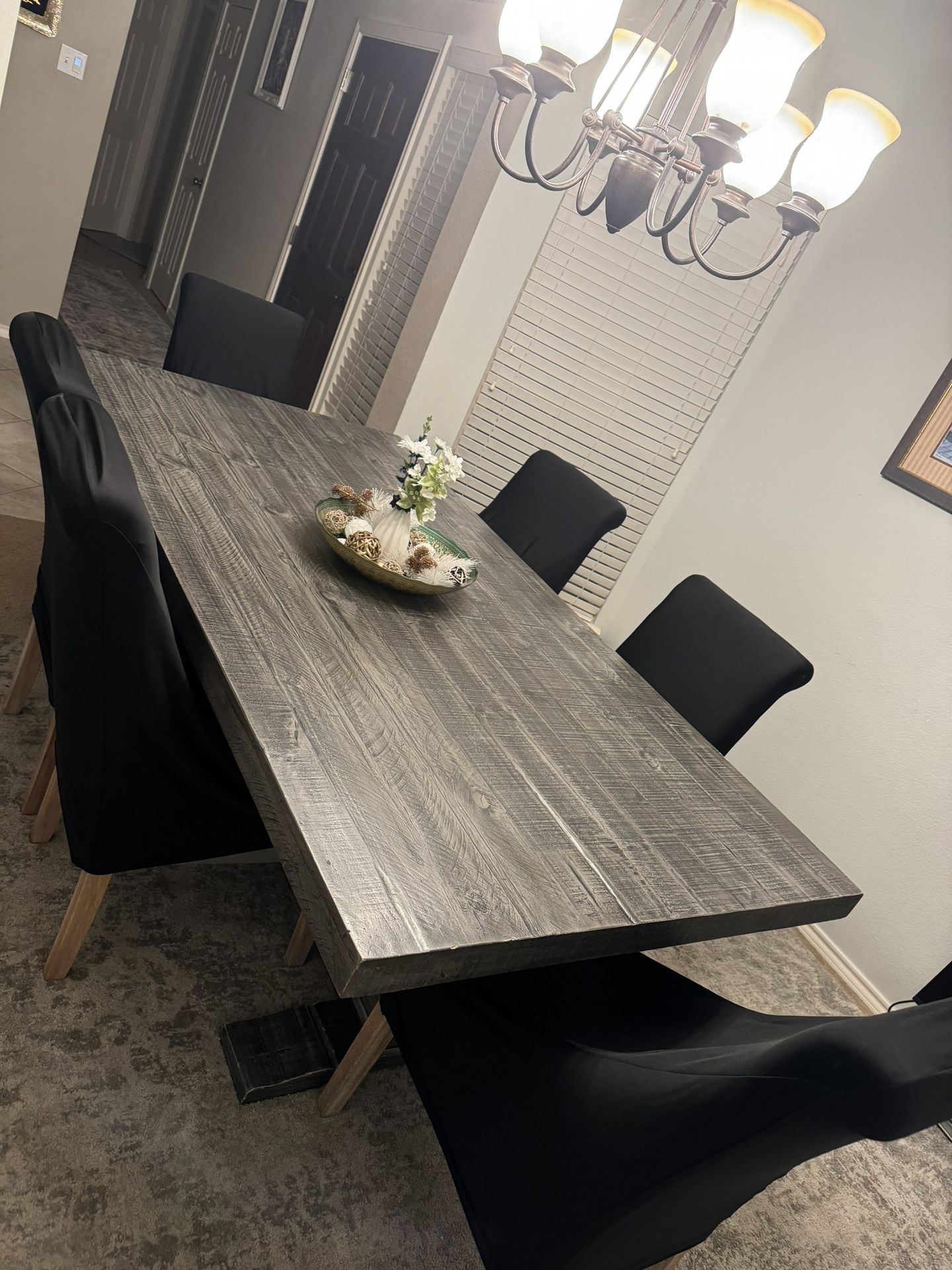 Gray Dining Table Nebraska Furniture