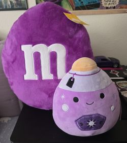 Purple Plush Pillows