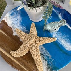 Ocean Resin Lazy Suzan 15 Inches Round 