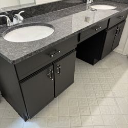 Vanity Top black granite