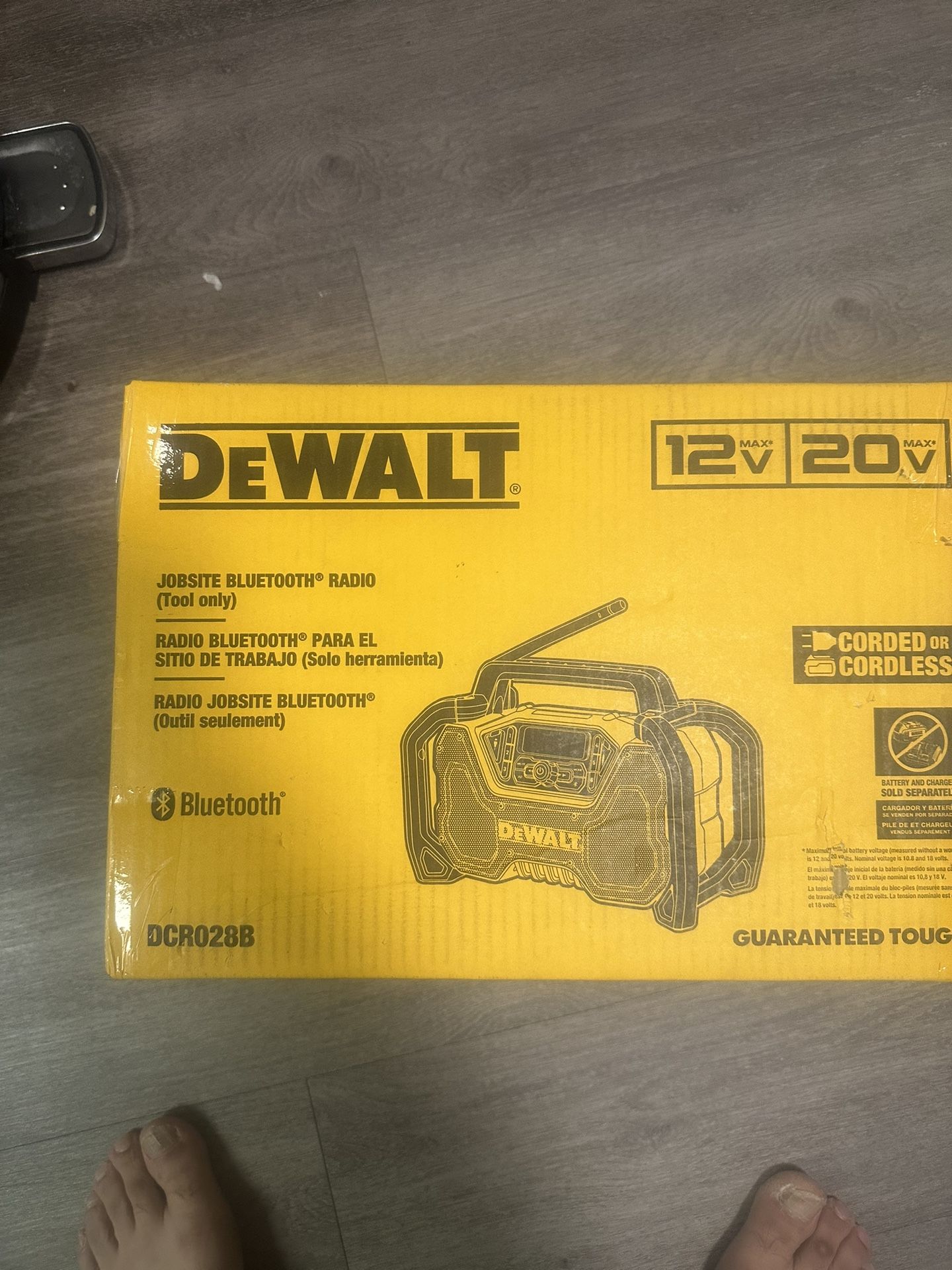 Dewalt Job site Bluethoth Radio