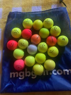 21 great condition golf balls from Srixon, Taylormade, Callaway & Titleist