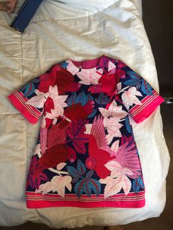 BEAUTIFUL 5T Bird Embroidered Dress