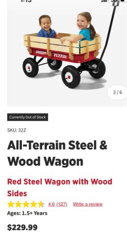 Toddler Radio Flyer Wagon