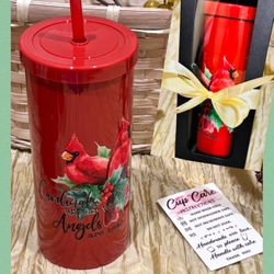 Inspirational Shatterproof Tumblers w/straw -$12
