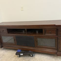 Real Wood Entertainment Stand. 