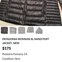 Patagonia Women’s Extra Large Jacket.. NEW
