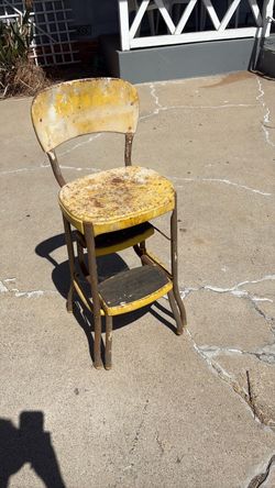 Vintage stepstool chair