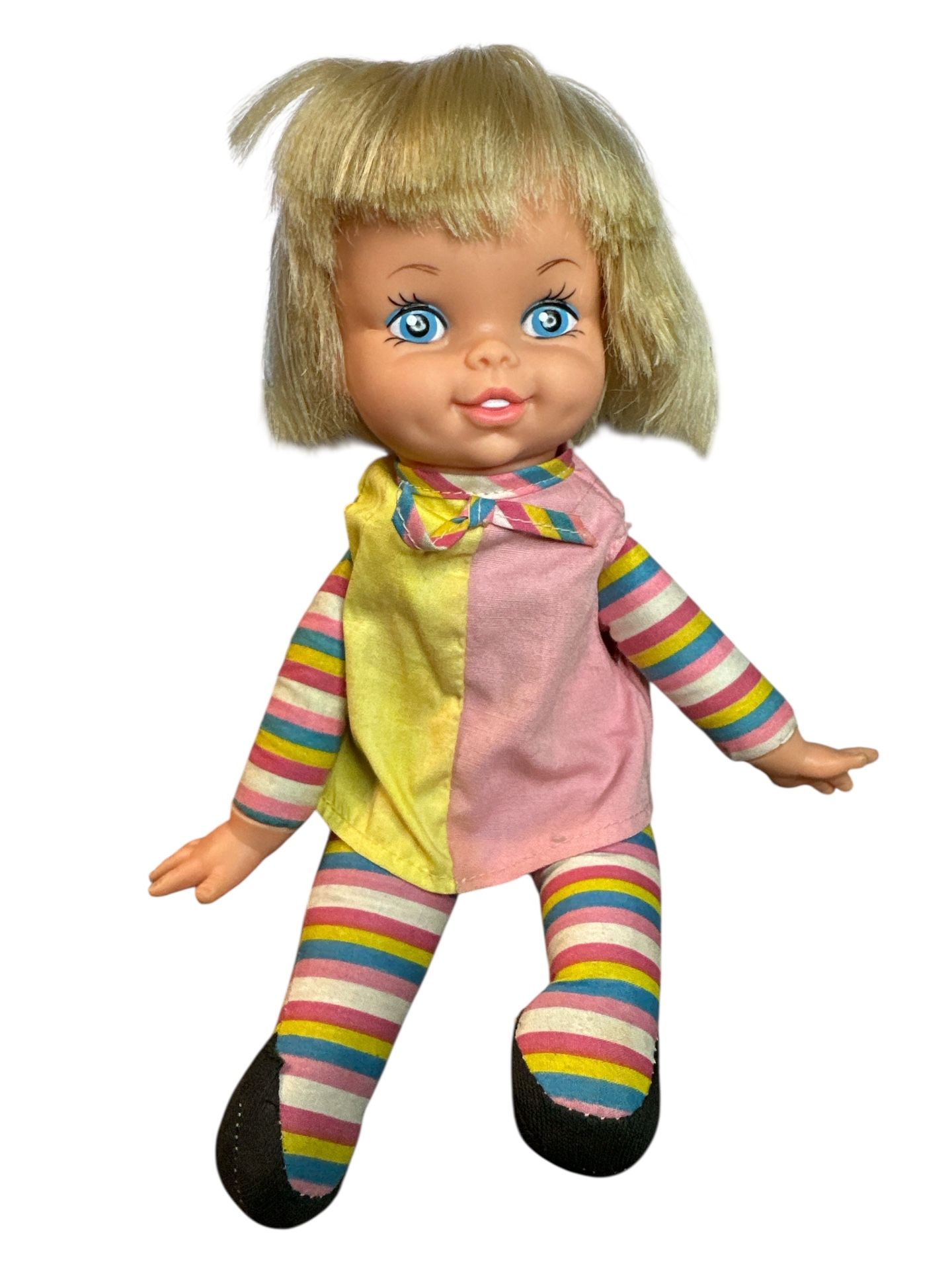 Doll Vintage 1970 REMCO RARE Baby Polly Puff ALL ORIGINAL. Condition is "Used". T-250