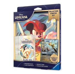 Disney Lorcana Fabled Collection Starter Set with Booster Packs