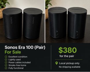 Sonos Era 100 Speaker x2