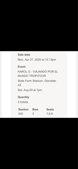 Karol G Tickets