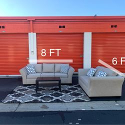 Gray Sofa And Loveseat 