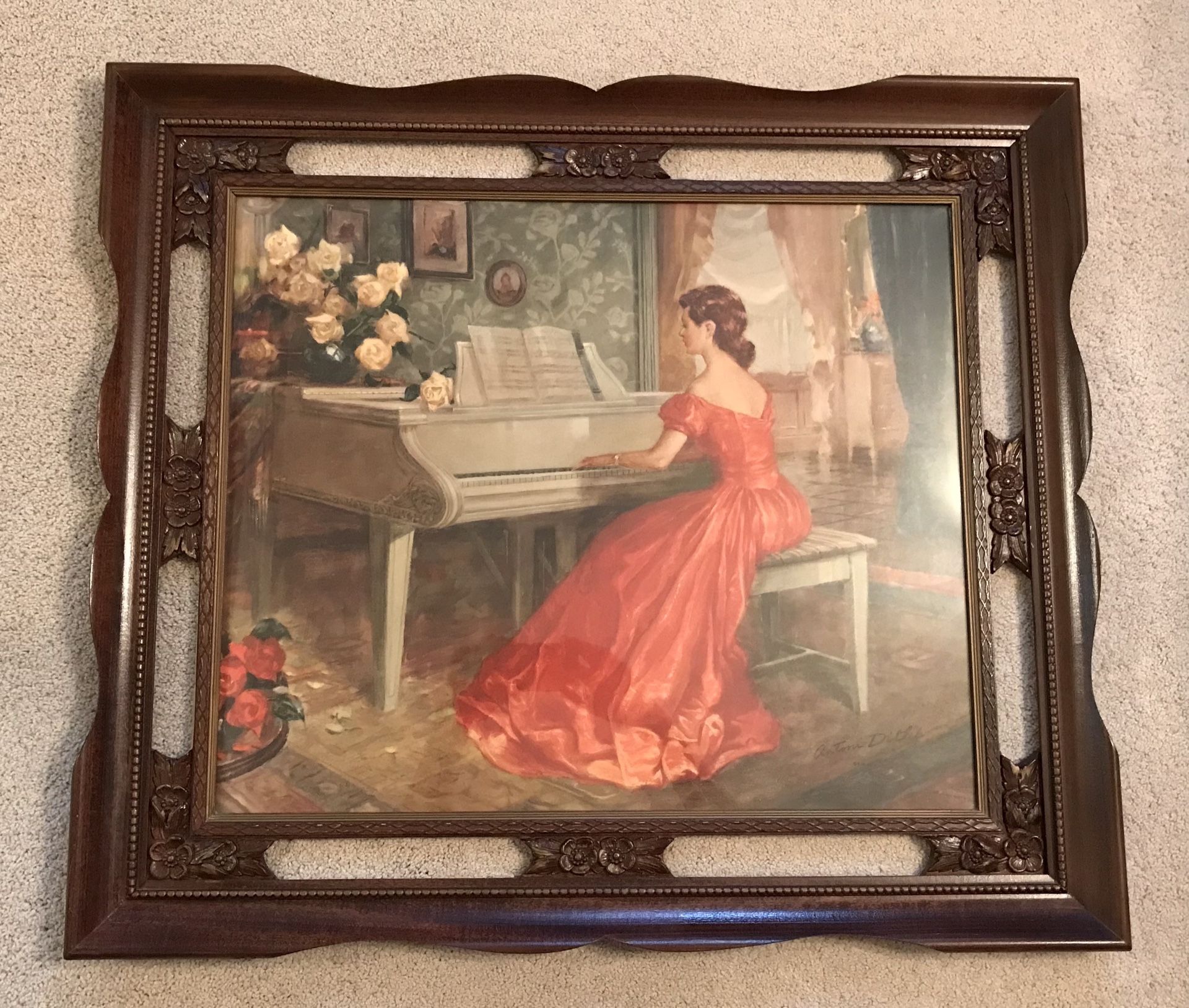 "Sonata" Print by Antoni Ditlef - Allegro