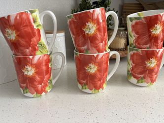 Pier One large coffee mugs