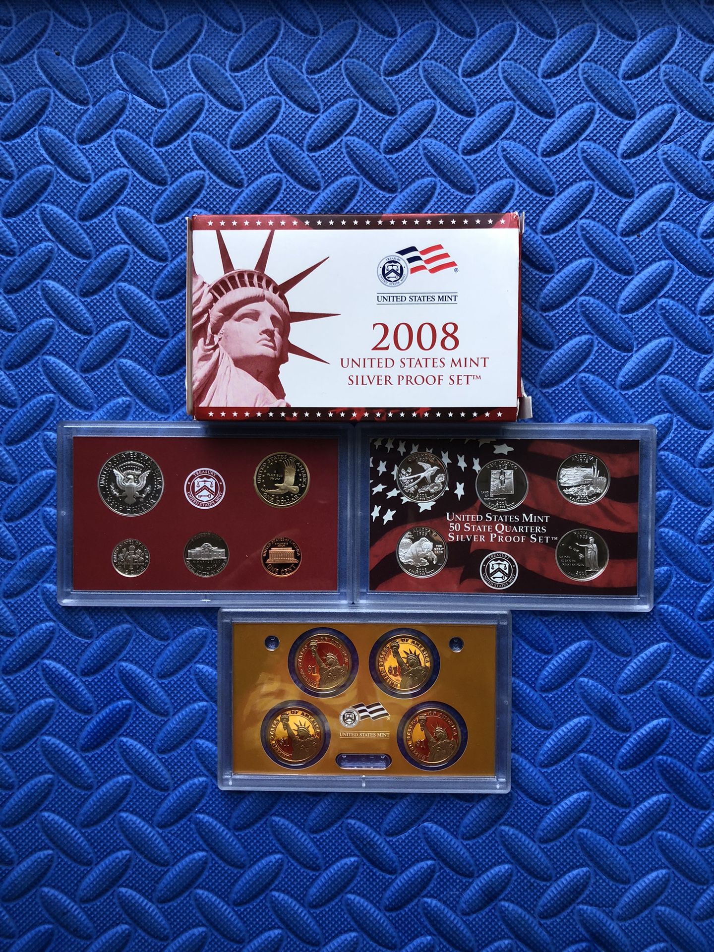 New 2008 Silver Proof US Mint Coin Set