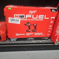 Milwaukee Fuel Drill & Impact Kit