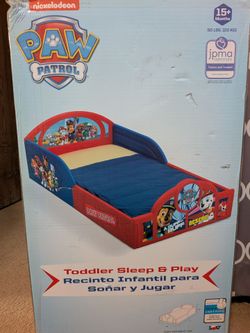 Paw patrol toddler bed