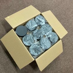 Matte Black 16oz Scented Candle Face Cream Tin Can Sealed Flat Tin Box