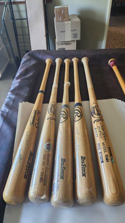 Signed Hall of Famer Bats
