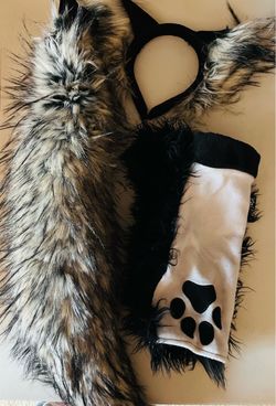 Wolf/Fox Fur Costume Set
