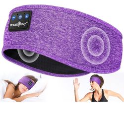MUSICOZY Sleep Headphones Bluetooth 5.4 Headband, Wireless Earphones Music Sleep Earbuds Sleeping Eye Mask