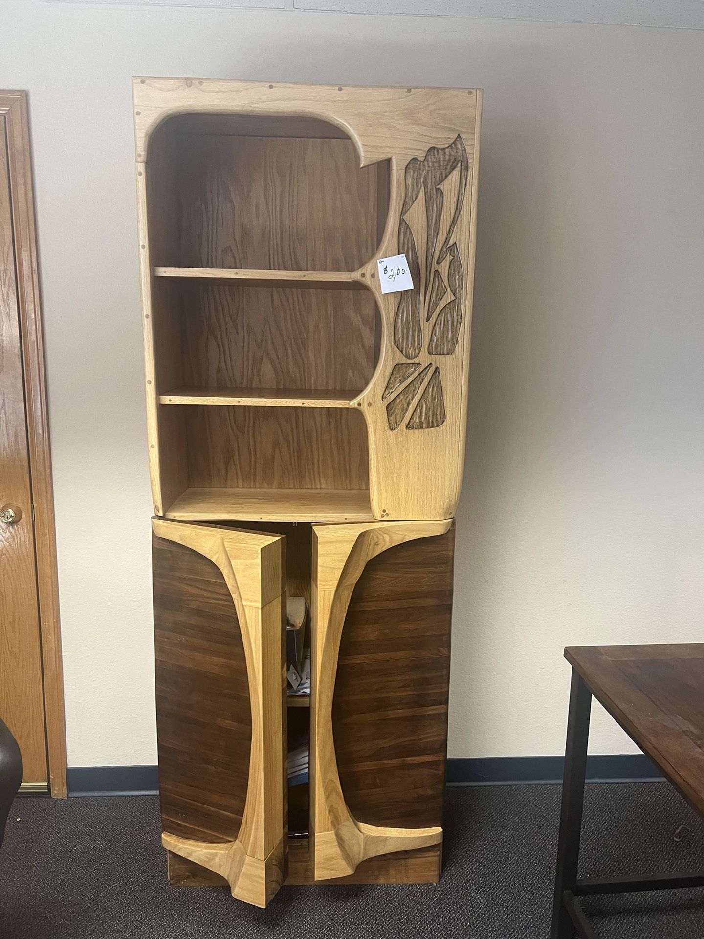 Large Wood Book Case / Storage 