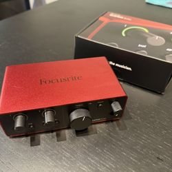 Focusrite Scarlett Solo 4th Gen USB-C Audio Interface