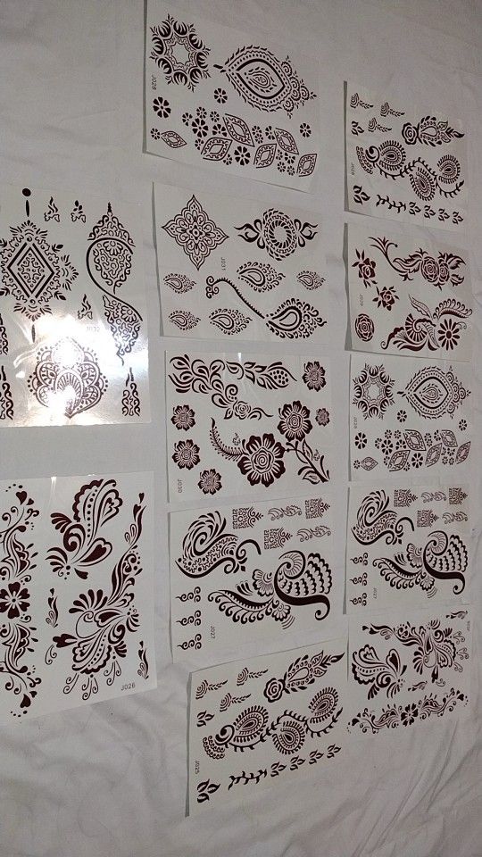 Henna Stickers 