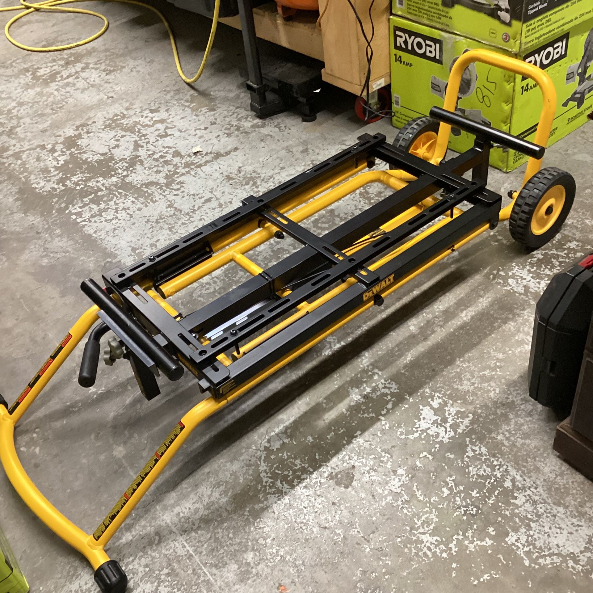 🧰🛠DEWALT 32.5” x 60” Rolling Miter Saw Stand w/300lbs. Capacity-NEW!(HAS SOME SCUFFS)-$190!🧰