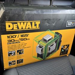 DeWalt 100’/165’ self leveling 3x360 laser
