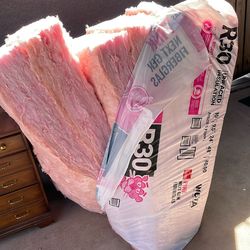 6 Sheets of R30 Unfaced Insulation