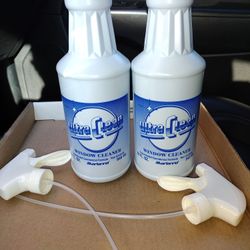 2 Bottles Streak Free -Industrial Concentrated Commercial  Window Glass Cleaner 64oz