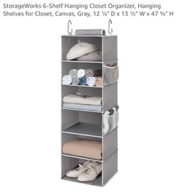 2 closet organizers