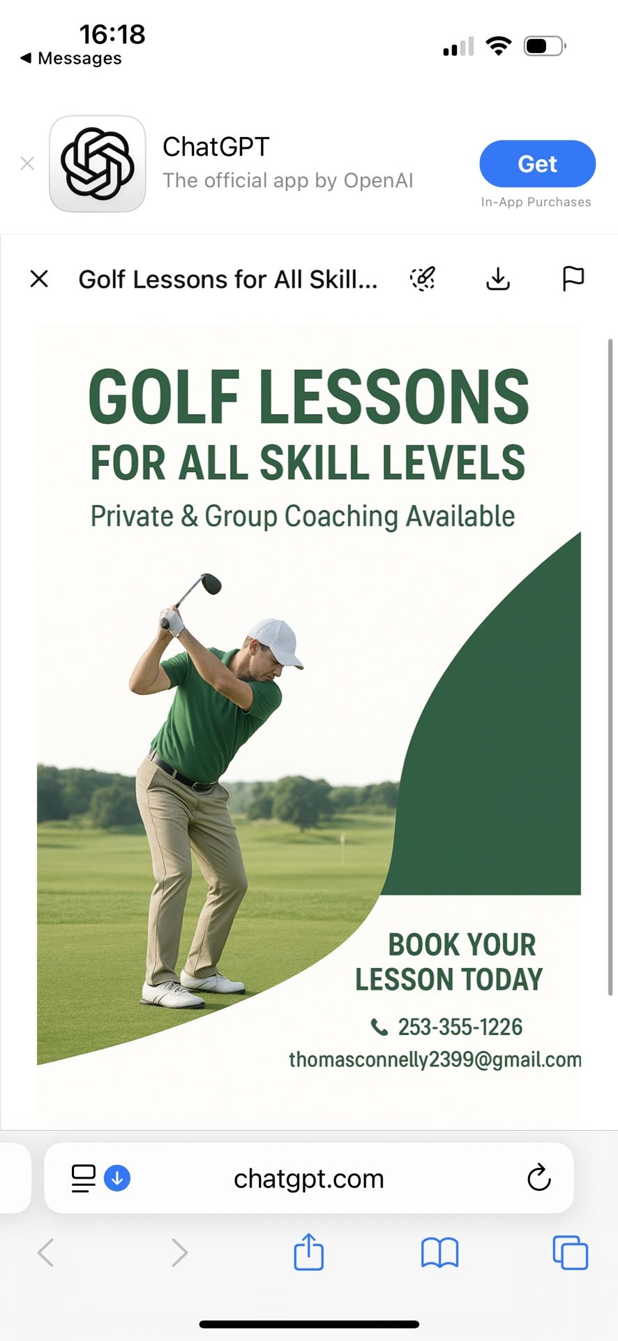 Tacoma Golf Lessons