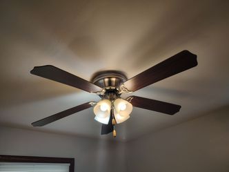 3 - Ceiling Fans with Lights